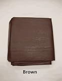 9' Brown Pool Table Cover - Drape Style