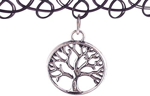 Most Comfortable Tree of Life Choker Necklace with Magical Stars Gift Bag