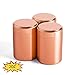 Tea Tinsï¼Œ Airtight Smell Proof Durable Multi-Use Portable Metal Herb Jar Container. Waterproof Aluminum Screw-top Lid Lock Odor