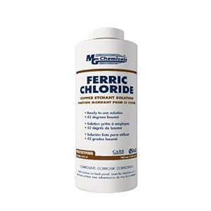 MG Chemicals 415 Ferric Chloride Liquid, 1 Liter Bottle, Dark Brown