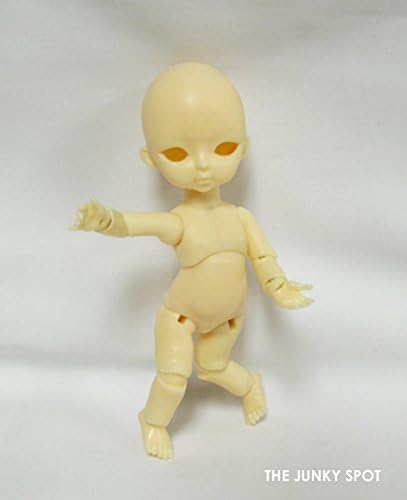 Hujoo SuveBlank 12cm Vinyl Ball Jointed Doll [Apricot / Fleshtone Skintone] [Regular Open Eye]