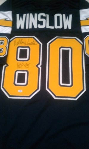 Kellen Winslow Signed San Diego Chargers Jersey