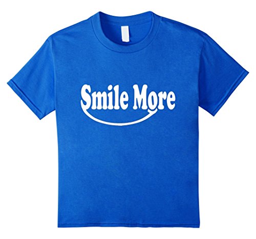 Kids        Roman atwood smile more t-shirt 6 Royal Blue