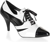 Pump-458W Wide Width Cut Out Pump With Lace Front and Pointed Toe