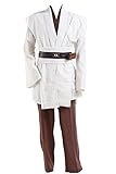 Fantasy Shop Star Wars Obi-wan Kenobi Jedi Cosplay Costume Tunic Robe (S)