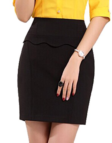 WellMiss レディース スーツスカート ひざ丈 フォーマルスーツ スカート 単品 エレガント 美尻 ボトム 通勤 OL オフィス レディース スーツ オフィス 仕事 入学式 卒業式 入園式 OL お葬式 宮参り ブラック 黒 水色 S/M/L/XL/2XL/3XL