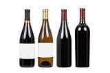 Bottles of Wine with Blank Label - 24