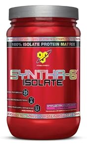 BSN SYNTHA-6 ISOLATE  - Strawberry Milkshake,  9.38 Oz (7 Servings)