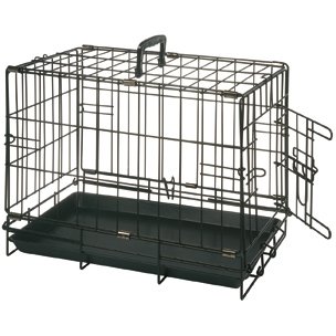 Flamingo 511371 Drahtk&auml;fig Schwarz 1 T&uuml;r - 47 x 30 x 37 cm Preisvergleich