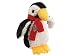 Grriggles Winter Waddler Christmas Holiday Red Candy Cane Plush Berber Penguin Dog To...