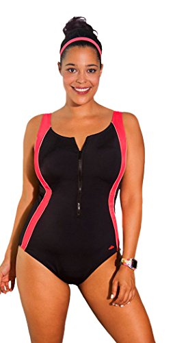Aquabelle Women's Xtra Life Lycra Zip Swimsuit