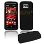 Black Silicone Skin Cover for Nokia 5530 XpressMusic Protector Case