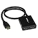 StarTech.com HDMI Splitter 1 In 2 Out - 4k 30Hz - 2 Port - Supports 3D video - Powered HDMI Splitter - HDMI Audio Splitter