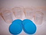Tupperware Classic 2 Oz Midgets SET Candy Dressing Aqua
