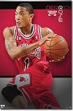Derrick Rose Chicago Bulls 22X34 Poster Nba Hoops 4792