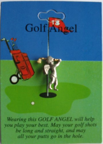 Buy Set of 12- Pewter Golf Angel Pins by Novelties Wholesale now!