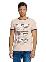 Galvanni Camiseta Manga Corta (Rosa Claro)