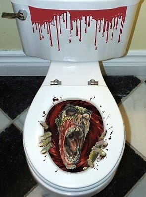 Halloween Toilet Seat Grabber - Zombie