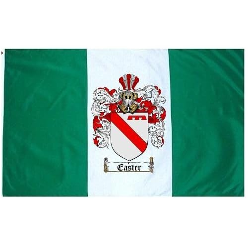 Easter Family Crest / Coat of Arms Flag. Large 3 ft. x 5