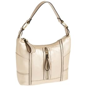 Kenneth Cole Reaction Front of the Line Metallic Hobo