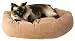 Micro Fiber Bagel Pet Bed - 42 in. x 32 in. - Carmel