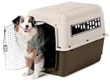 Petmate Vari Kennel Ultra Fashion - Large - Bleached Linen Beechnut Green
