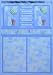 Kanban A4 die cut Concept card kit with envelope - Bay tree, blue
