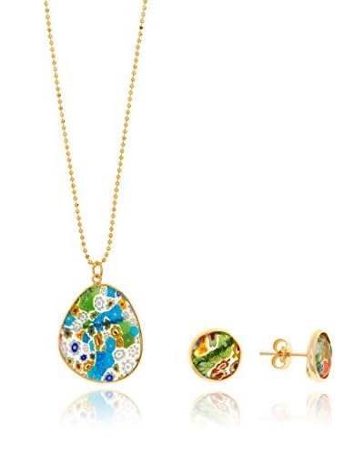 Cordoba Jewels Set Kette, Anhänger und Ohrringe  vergoldetes Silber 925