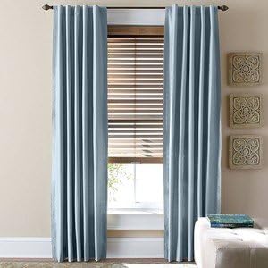 Supreme Thermal Back Tab Panels A Pair of 2 Panels (Sky Blue, 40"x"95)