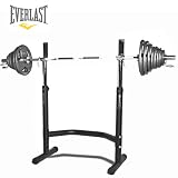 Everlast Squat Rack With Adjustable Uprights and 160kg Weight Load