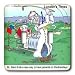 Londons Times Funny Medicine Cartoons - Golfing Doctor - Light Switch Covers - double toggle switch