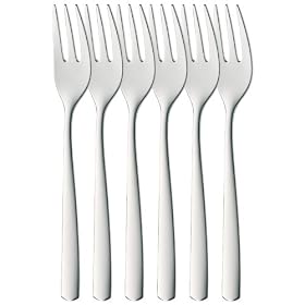 WMF Bistro Cake Forks, Stainless Steel, Set of 6