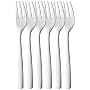 WMF-BISTRO 6 PACK CAKE FORKS IN 18/10 STAINLESS STEEL-1287796040