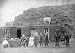Family, Sod House, Farm Animals, Nebraska, 1886 Photograph - Beautiful 16x20 Photographic Print from the Library of Congress Collection