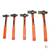Buy 5 pc Ball Pein Hammer Tool Kit Fiberglass Handles by Pit Bull
