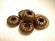 Collection of 5 Dollhouse Miniature Chocolate Frosted Donuts