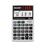 シャープ[SHARP]　脳年齢測定機能つき手帳タイプ電卓 【EL-BW231-X】