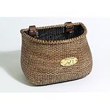 Nantucket Lightship Classic Front Handlebar Bike Basket (Dark Stained)