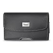 Leather Pouch Protective Carrying Cell Phone Case for BlackBerry Torch 9800 Curve 3G 9300 9330 Curve 8330 8300 8520 8530 8900 Bold 9700 9780 / ZTE MSGM8 II Cricket / HTC Pure / LG Octane Verizon Vu Plus enV3 VX-9200 Rumor Touch GM730 / Motorola Bravo Flipside AT&T Defy T-Mobile / Palm Pixi / Pixi Plus / Pantech Crux Verizon Slate C530 / Samsung SGH-A187 AT&T Magnet A257 Freeform / Link R350 / Sharp Microsoft Kin Two - Black