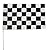 12" x 18" Plastic Racing Flag
