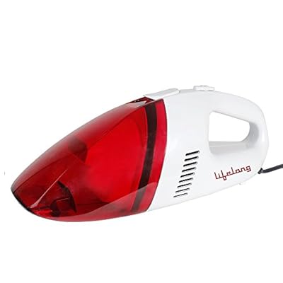 Lifelong Car Vacuum Cleaner (12V, Red)