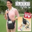 Buxton Over The Shoulder Sling Organizer Bag - Black Color