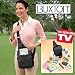  : Buxton Over The Shoulder Sling Organizer Bag - Black Color