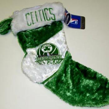 Boston Celtics NBA Champions Himo Plush Stocking (Quantity of 1)