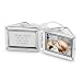 Personalized 2011 Baby Block Silver Plated 3d Christmas Ornament Gift