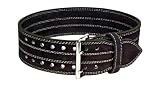 Suede Power Belt Black (L)