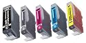 5-pack Canon Compatible PGI-220 CLI-221 Printer Ink Cartridges for iP3600 iP4600 MP560 MP620 MP980 WITH CHIPS