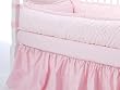 Bacati - Solitaire Pink 5 Pc. Crib bedding Set