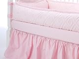 Bacati - Solitaire Pink 5 Pc. Crib bedding Set