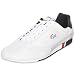 LACOSTE Men's Radium Shoe, White/Black/Red